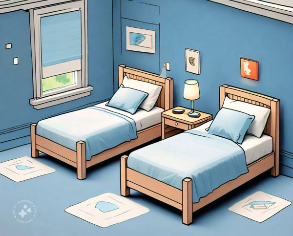 Couples room clipart